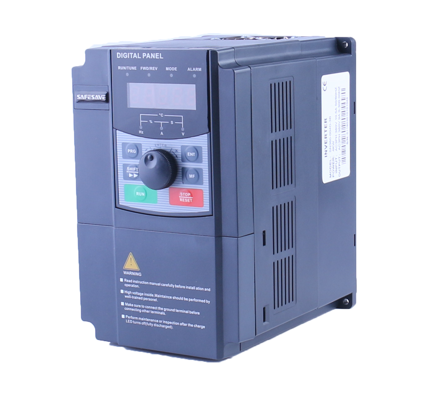 DC To AC 3 Phase fases 380V Solar Pump LED Digital Display Variable Frequency Inverter 3.7KW 4KW With MPPT And VFD