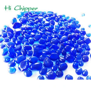 Decorative glass beads for swimming pool stone
