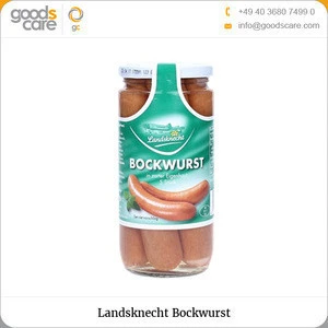 Delicious Landsknecht Bockwurst Sausage