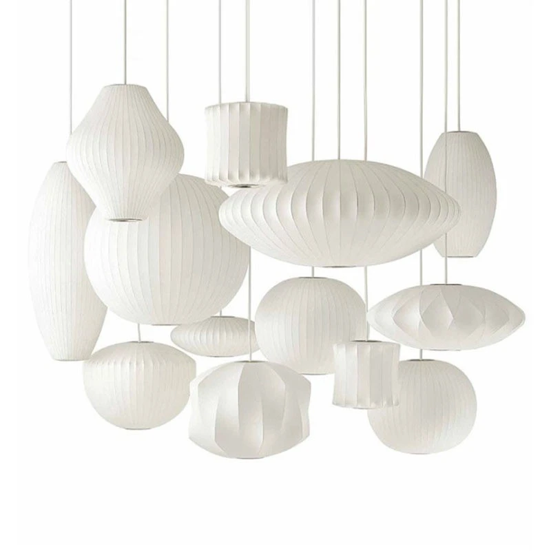Designer Indoor Light Chandelier Modern Silk Pendant Lamp for Restaurant Home Bedroom Living Room Hotel Decorative