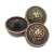 Import Designer Shirt Fancy Types Gold Large Coat Sewing Military Metal Buttons For Clothing Custom Logo from China