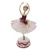 Import Desktop red cloth Plastic Custom made dancing ballerina wind up music box from China