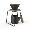 DHPO Newest Design Ceramic Pour Over Coffee Dripper with Stainless Steel Stand
