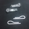 Different colored U shaped plastic clip for shirt