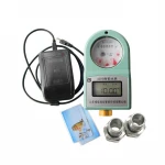 digital  prepaid flow meter smart water meter brass body  box reading at house