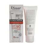 Disaar spf 90 sunblock private label oil control moisturizing care best skin whitening sun cream organic sunscreen for oily skin