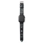 Discount for 38 40 42mm Leather Luxury Brown M C M Strap for iwatch apple watch band apple watch leather band monogram