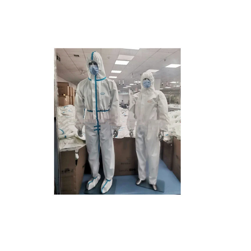 Disposab Personal Protective clothing / Protective Suits FDA CE CAT Personal Virus protective suits with glue