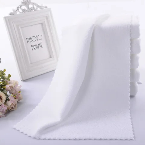 Disposable Microfiber Towels for Hotel Towel Sets Adult OEM Bathroom Knitted 10 Pcs Solid Color All-season 160gsm-240gsm 30*70cm