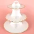 Import Disposable multilayer paper cake stand birthday party supplies three layer bronzing dessert table cake decoration from China