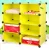Import DIY Shelf Light and Colorful Waterproof Plastic Storage Cabinet with 10 Cubes from China