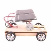 DIY Wooden Puzzle Solar Panel Toy Car Kits Assemble