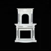 Double layer Carved figure Statue Marble Fireplace