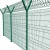 Import Double Metal Decorative Wire Mesh Fence  pvc coated 2D Double Wire Fence from China