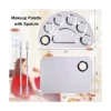 Double Plate Cosmetic Spatula German Steel Cream Mixing Spatula Mirror Polish For Mack Up Mixing Double Ended