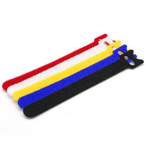double side strap Reusable Carry straps Self gripping cinch straps hook loop cable tie