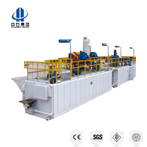 Drilling mud tank with centrifuge and shale shaker