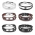 Import Dropshipping persoanlized  engraved name custom logo men leather id bracelet from China