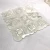 Import DTH Stone white marble mix shell water jet arabesque mosaic tile from China