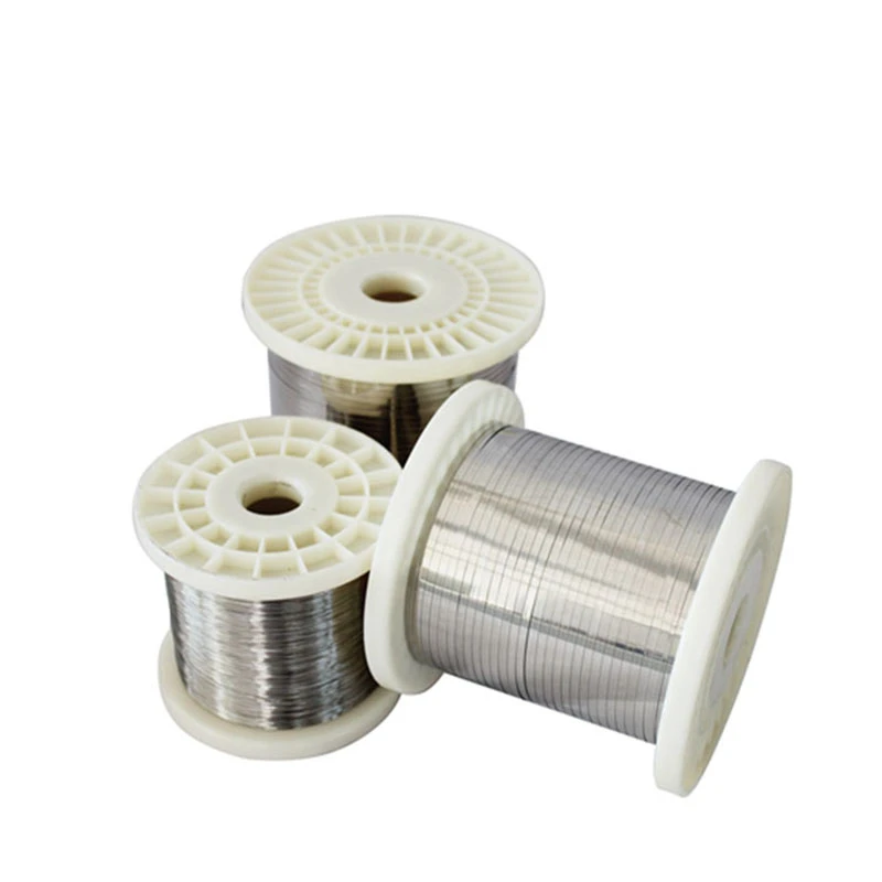 Durable Cheap FeCrAl 0Cr21Al4 Heat Resistant Electric Wire Soft Annealing Bright Ribbon Heating Element Resistant Alloy Wire