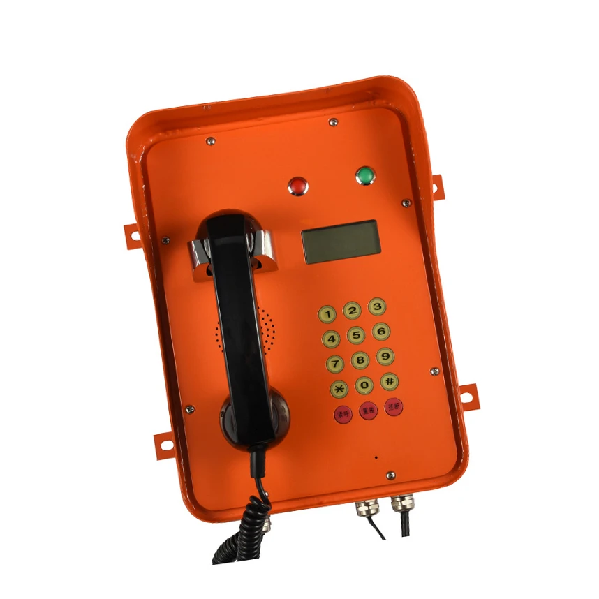 dust resistance Analog Direct Connect broadcasting phone  PBX systems  Telephones with LCD Screen