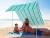 Import Easily Portable Lightweight Custom Pattern Printing Beach Shade Portable Tent Pop Up Canopy Sun Shelter UV Cotton Canvas from China