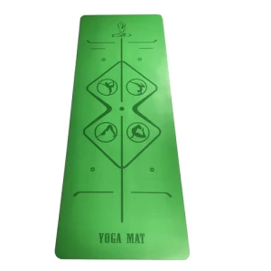 Eco Friendly Body Alignment TPE/EVA/Natural Rubber Yoga Mat 2-5mm Thick Workout Exercise Mat