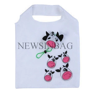 Eco-Friendly Recycled Foldable Promotional 190T Polyester Shopping Bag