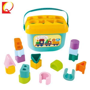 Educational Toys Learn Shape Color Baby First Building Block