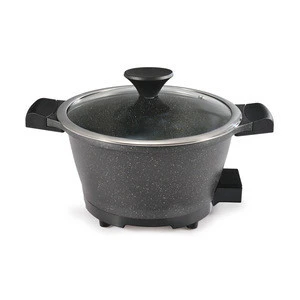 Electric multi function cooker non-stick coating electric skillet hot pot