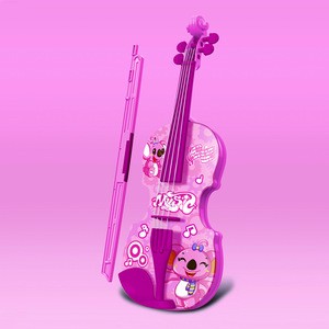 Electronic toy guitar violin musical instrument toys kids plastic music toy with window box