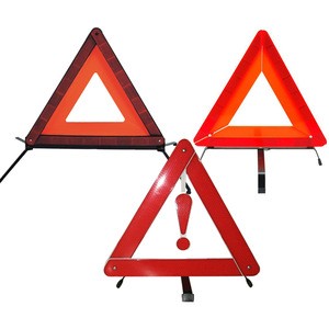 Emergency hazard safety reflective caution car warning triangle sign  reflector for vehicles