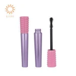 Empty Plastic Mascara Tube With Silicone Brush