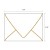 Import Envelopes V Flap Quick Self Seal with Gold Border Golden Border pink envelope for Weddings, Invitations from China