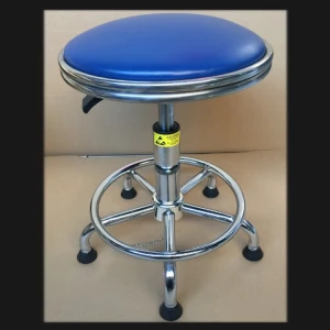 ESD lab stool PU leather ESD chair height adjustable laboratory workshop furniture