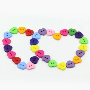 // Europe popular heart shape plastic buttons for coat // fancy plastic buttons for children clothing // BK-BUT595