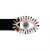 Import European and American new colorful rhinestone pearl  eye accessory buckle belt from China