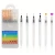 Import Eval 6Pcs Large Capacity Refillable Water Paint Brush Set Different Shape Soft Calligraphy Brush Drawing Pen Art Supplies from China