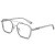 Import Excellent Quality Fashion Style Square Shape TR90+Metal Optical Eyeglasses Frame from China