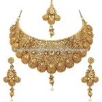 Exclusive Indian Jewelry  Artificial Bridal Jewelry Gemstones Necklace