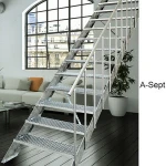 Exterior Outdoor Metal Staircase stair design