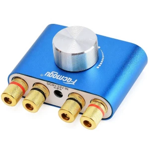 F900 2 Channel Mini Blue tooth Power Amplifier, BT 5.0 Hi-Fi Digital audio Amplifier