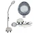 Import Facial Magnifying Lamp 5x Diopter LED Magnifier Light with Rolling Floor Stand Beauty Salon lamp from China