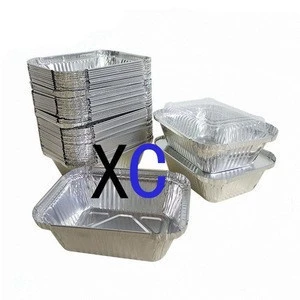 Factory 8011 alloy 250ML  Disposable aluminium foil container Food Usage aluminum foil container