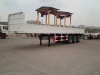 Factory Direct 40ft 3 Axles Flatbed Semi Trailer Side Wall Flatbed Trailer for Efficient Cargo Transportation