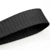 Factory direct sales wholesale custom black PP plain webbing belt