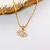 Import Factory direct  Womens 24K Gold Plated Brass of classic  ZIRCON  Necklaces pendants fashion jewelry pendants charms from China