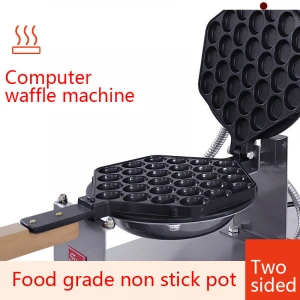 Factory Directly Sell Micro Computer Egg Puff Baker Made in China Waffle Maker Machine