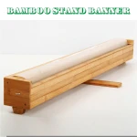 Factory for Advertising Bamboo Roll Up Banner Stand Display Roller Banner