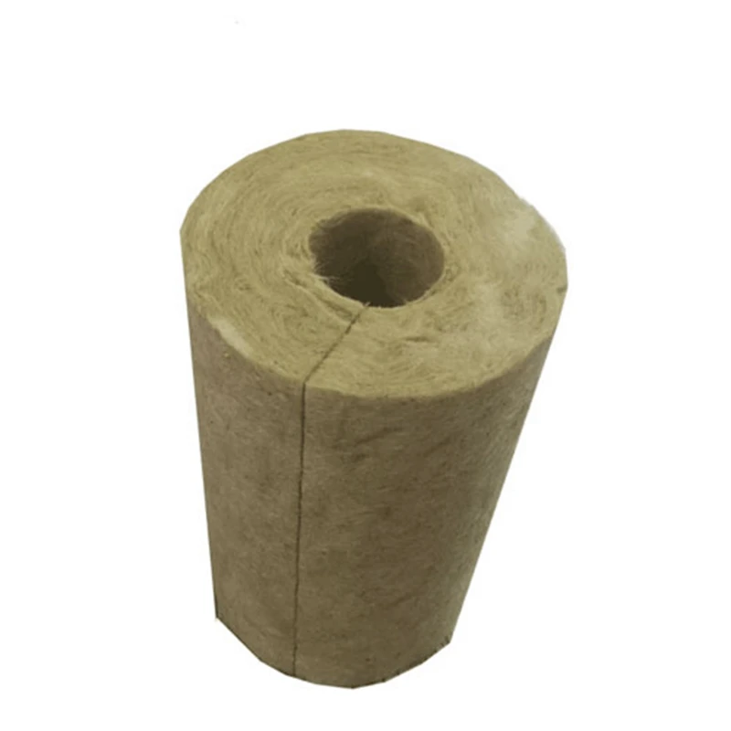 Factory Manufacture Various Hot Selling 120kg/m3 Acoustic Fire Rock Wool Insulation Pipe